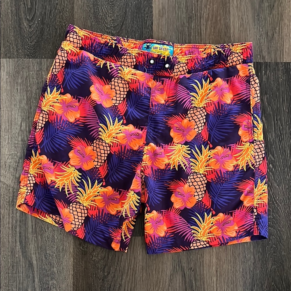 (6) Surf Society Tropical Hybrid Shorts